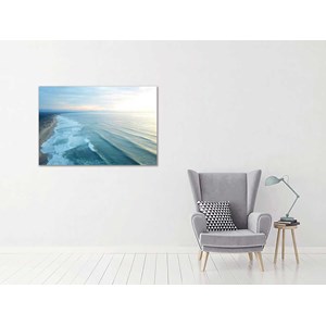 Toile deco plage et ressac