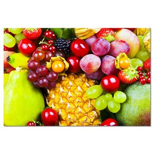 Tableau deco sélection de fruits