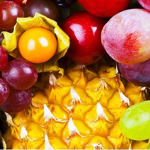 Tableau deco sélection de fruits