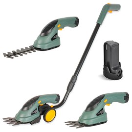 Coupe-bordure + taille-haie sans fil - léger - autonomie 40 min - 2 en 1
