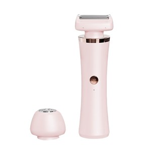 Épilateur 2 en 1 avec double tête.