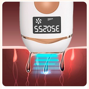 Épilateur ipl à lumière pulsée. 5 niveaux, 999.999 tirs de flash.