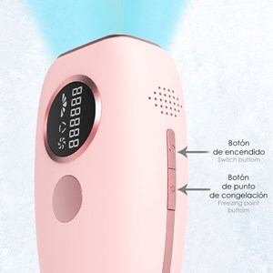 Épilateur par point de congélation t27s. 5 niveaux, 999.000 impulsions de flash.