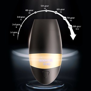 Instrument de dépilation avec lumière de couleur. Tube de lampe en quartz.