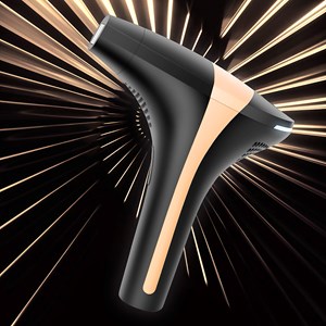 Instrument de dépilation avec lumière de couleur. Tube de lampe en quartz.