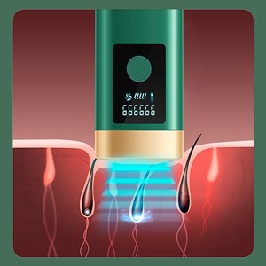 Épilateur lumière pulsée 023 ipl 9900000 corps et visage intégral.