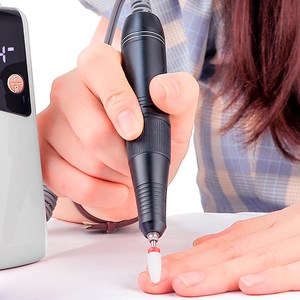 Ponceuse à ongles avec batterie rechargeable de 2000mah, jusqu'à 35.000rpm.