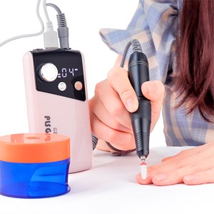 Polisseuse d'ongles avec batterie rechargeable de 2000mah, jusqu'à 35.000rpm.
