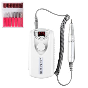 Polisseuse à ongles avec batterie rechargeable de 2200mah, jusqu'à 35.000rpm.
