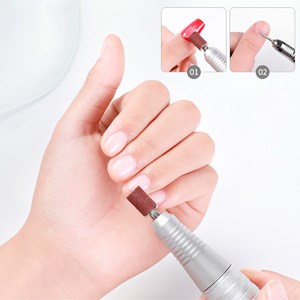 Polisseuse à ongles avec batterie rechargeable de 2200mah, jusqu'à 35.000rpm.