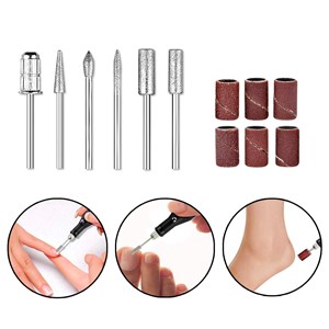 Kit de fraises pour ongles, pour ponceuses électriques.