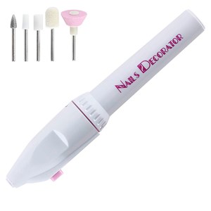 Tournevis à ongles. Comprend 5 têtes.