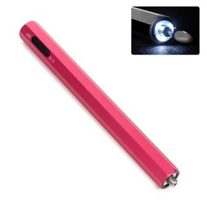 Mini polisseur à ongles. Corps métallique, lumière led.