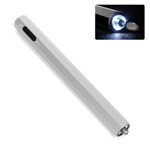 Mini lime à ongles. Corps en métal, lumière led.