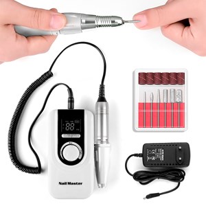 Polisseuse à ongles 25w avec batterie rechargeable, jusqu'à 30.000tr&nbsp;min.