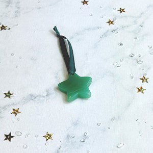 Etoile à vœux en aventurine verte