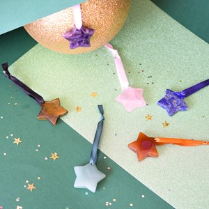 Etoile à vœux en aventurine verte