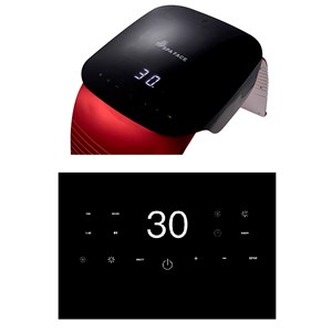 Dispositif de luminothérapie avec 7 couleurs, brouillard d'eau et compresse.