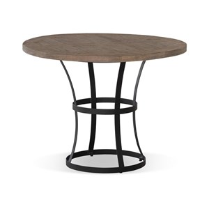 Table à manger 4 places bois marron -