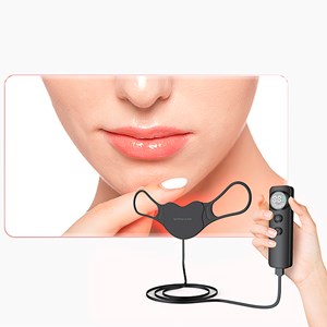 Masque labial de traitement de lumière led avec 4 couleurs.