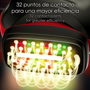 Instrument de beauté facial. Ems micro électricité + impulsion + chaleur.