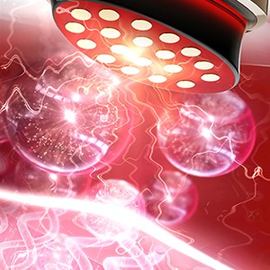 Instrument pour la régénération du collagène, intègre la lumière rouge.