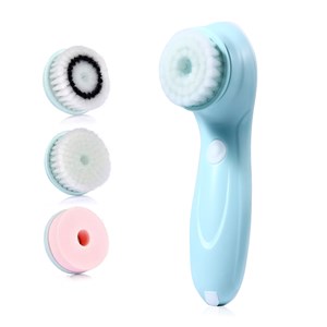 Brosse 3 en 1 nettoyante facial, exfoliant, démaquillant. Rechargeable.