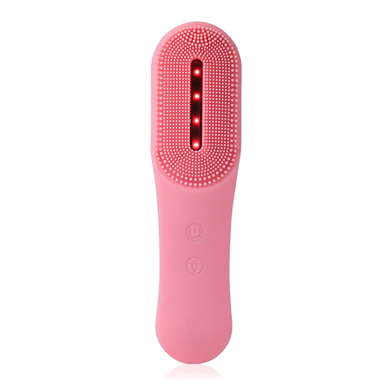 Brosse nettoyante pour le visage en silicone.