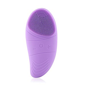 Brosse de nettoyage facial avec tête en silicone. Massager
