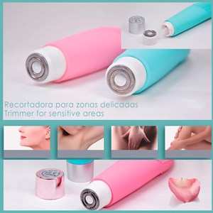 Brosse électrique en silicone pour le nettoyage du visage.
