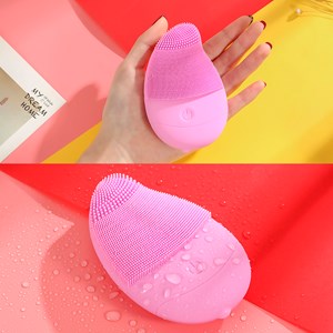 Brosse en silicone nettoyante exfoliante pour le visage. Batterie rechargeable.