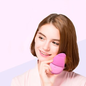 Brosse en silicone nettoyante exfoliante pour le visage. Batterie rechargeable.