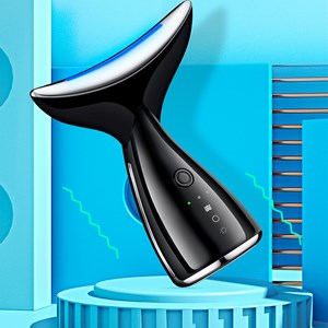 Instrument de embellissement du cou avec lumière colorée.