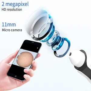 Instrument de nettoyage points noirs ajustable 3 niveaux grande.