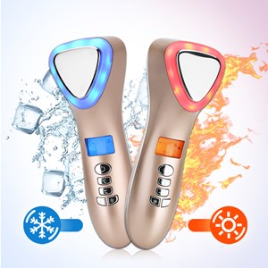 Appareil de massage ultrasonique avec contraste froid chaud