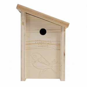 Nichoir en bois pour mésange bleue - kit