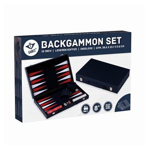 Jeu backgammon velours 36 cm