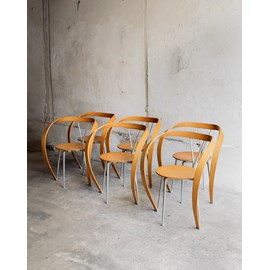 Lot de 6 chaises andrea branzi n°919