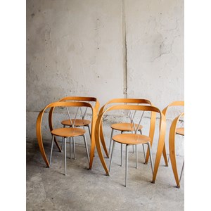 Lot de 6 chaises andrea branzi n°919