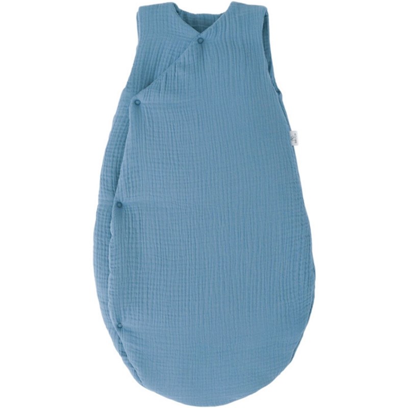 Gigoteuse ouatinée kimono gaze pierre bleue tog 3,3 (0-6 mois)