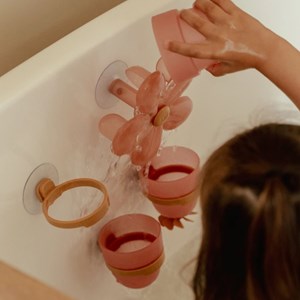 Gobelets de bain fleur