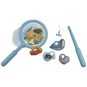 Jeu de bain pêche à la ligne bleu