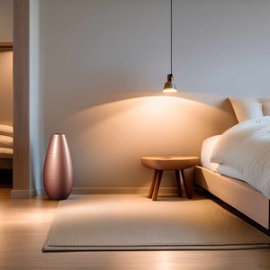 Grand vase à poser lisaé cuivre