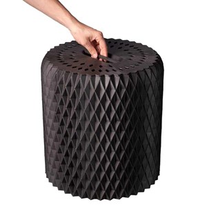 Petit composteur de jardin design 50l vert foncé