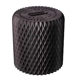 Petit composteur de jardin design 50l anthracite