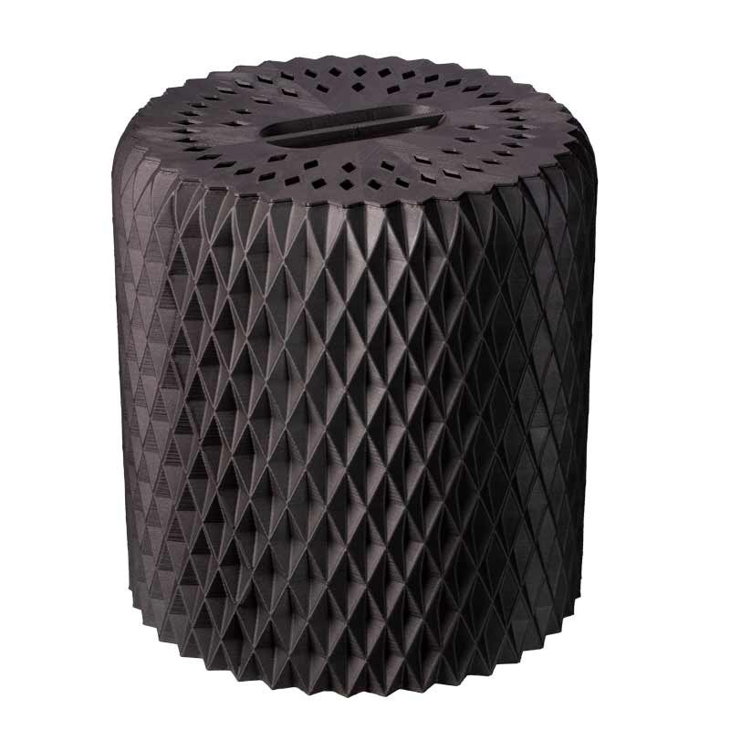 Iriso - Petit composteur de jardin design 50l anthracite