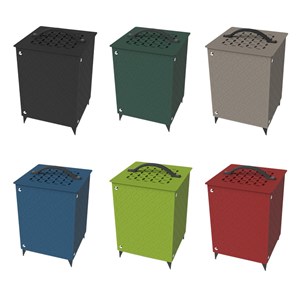 Mini-composteur de jardin 35l allure vert foncé