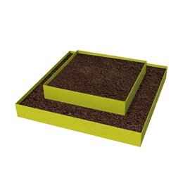 Carré de jardin modulable 120x120cm - sans fond - vert anis