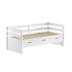 Lit vipack blanc