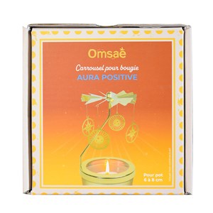 Carrousel pour bougie aura positive